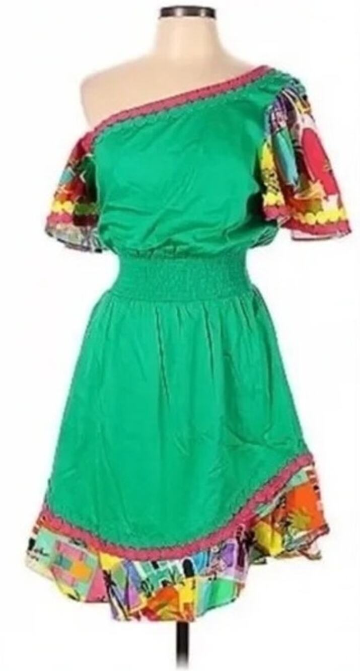 NWT Alden Adair Zara Mini Dress in Casablanca Size Small, Medium